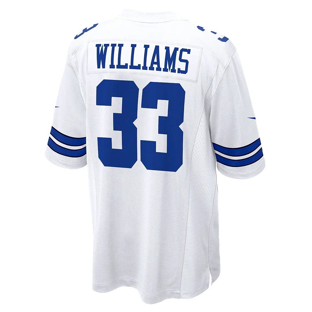 Zennovawear Javonte Williams Dallas Cowboys Game Jersey - White