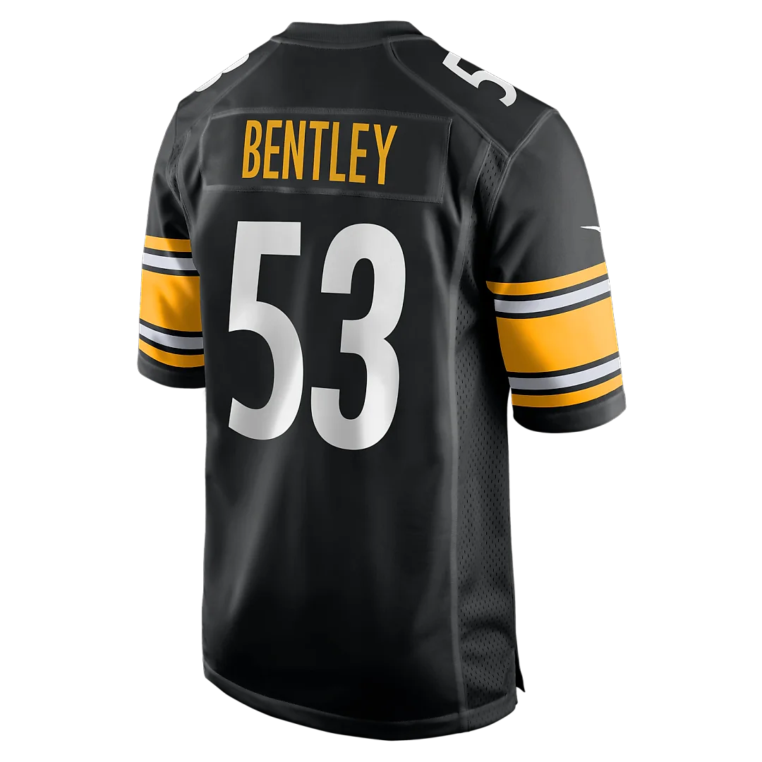 Zennovawear JaWhaun Bentley Pittsburgh Steelers Team Game Jersey - Black