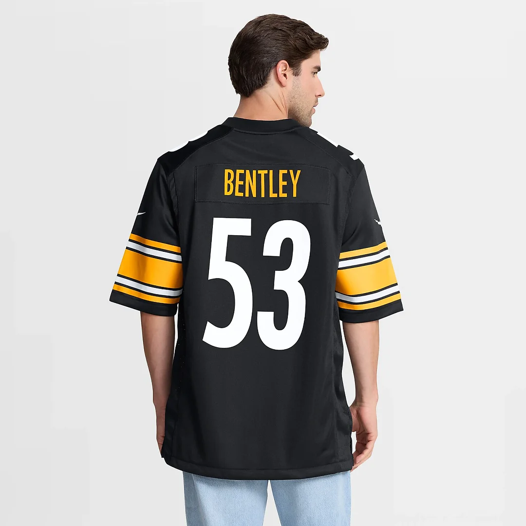 Zennovawear JaWhaun Bentley Pittsburgh Steelers Team Game Jersey - Black