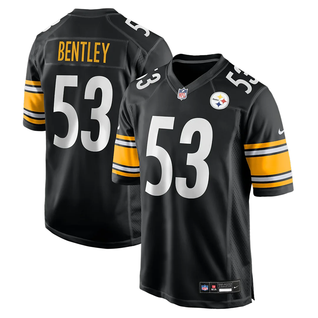 Zennovawear JaWhaun Bentley Pittsburgh Steelers Team Game Jersey - Black