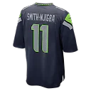 Zennovawear Jaxon Smith-Njigba Seattle Seahawks Super Bowl LX Patch Game Jersey - College Navy