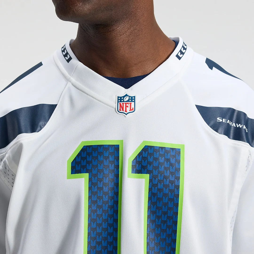 Zennovawear Jaxon Smith-Njigba Seattle Seahawks Game Jersey - White