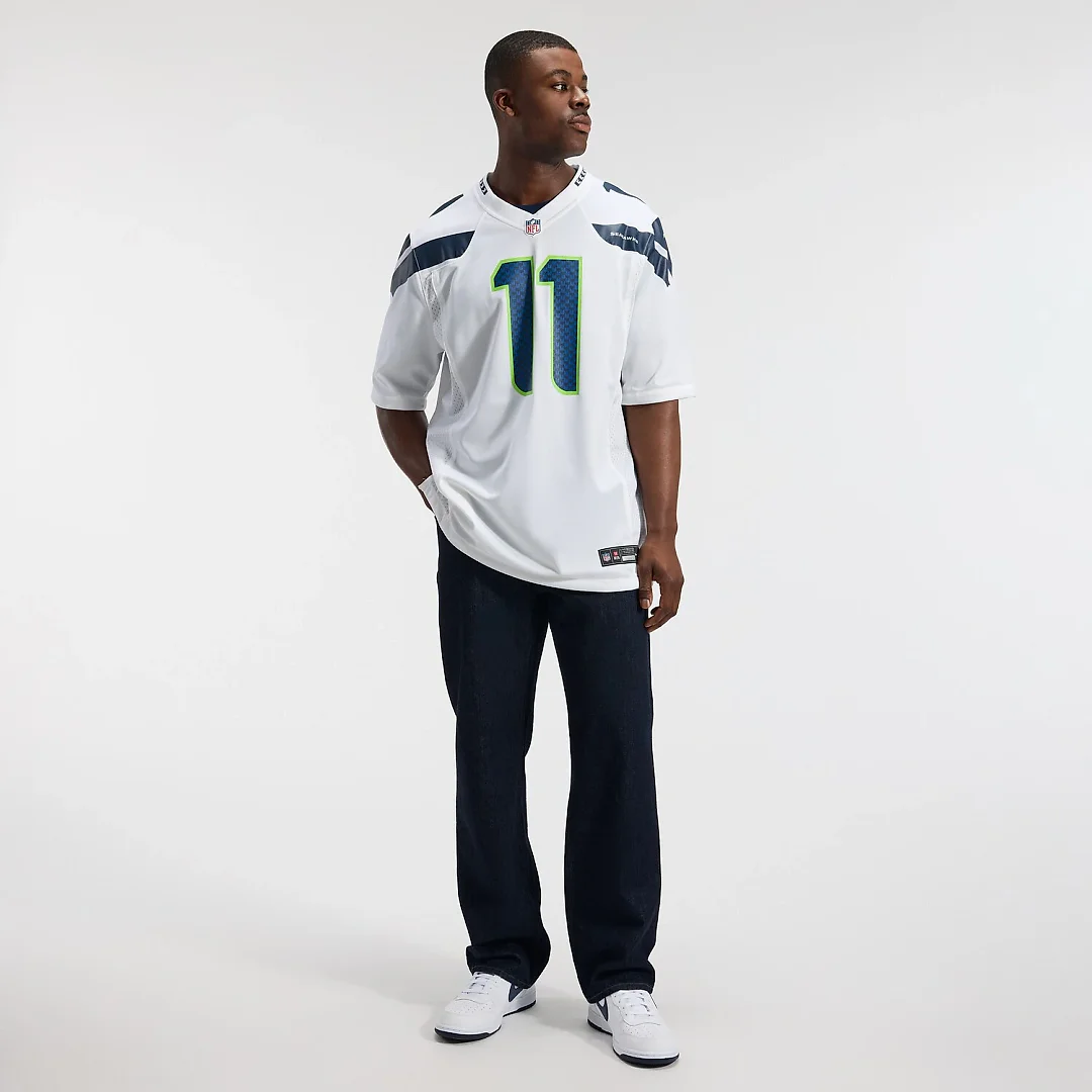 Zennovawear Jaxon Smith-Njigba Seattle Seahawks Game Jersey - White