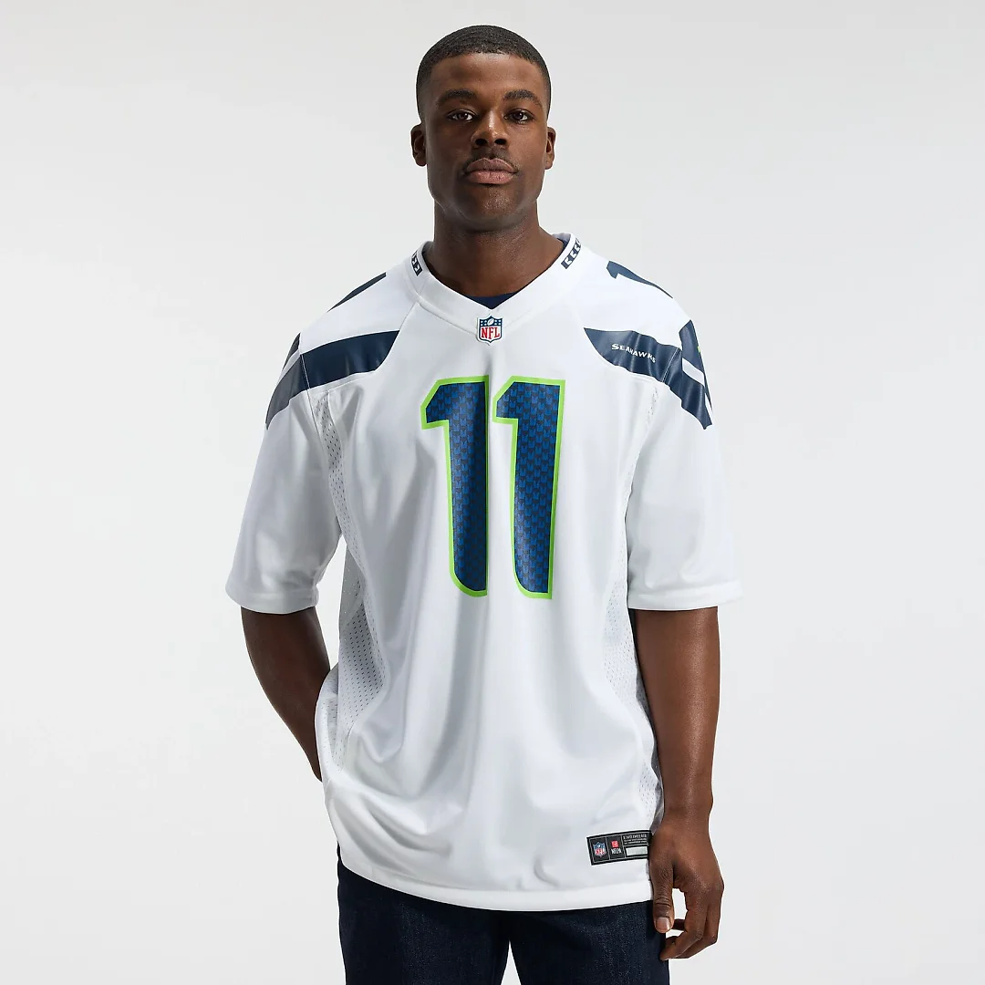 Zennovawear Jaxon Smith-Njigba Seattle Seahawks Game Jersey - White