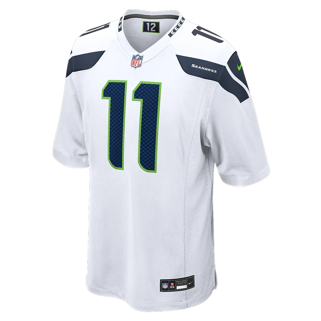 Zennovawear Jaxon Smith-Njigba Seattle Seahawks Game Jersey - White