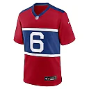 Zennovawear Jaxson Dart New York Giants Alternate Century Red Game Jersey - Red