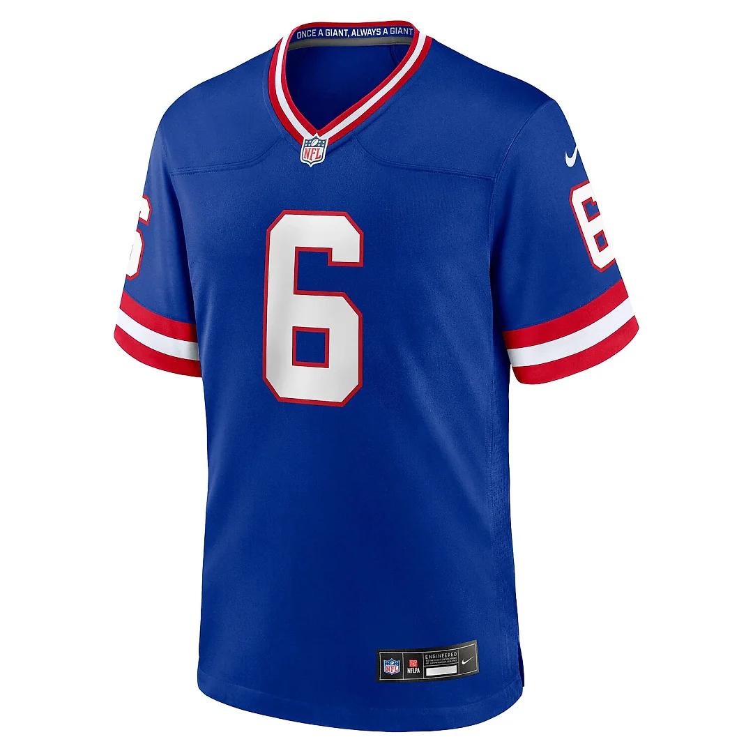 Zennovawear Jaxson Dart New York Giants Alternate 2 Classic Game Jersey - Royal