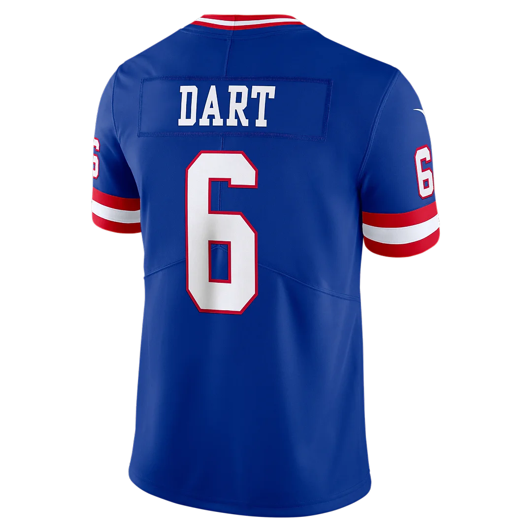 Zennovawear Jaxson Dart New York Giants Legacy Vapor Untouchable Stitched Limited Jersey - Royal