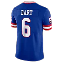 Zennovawear Jaxson Dart New York Giants Legacy Vapor Untouchable Stitched Limited Jersey - Royal