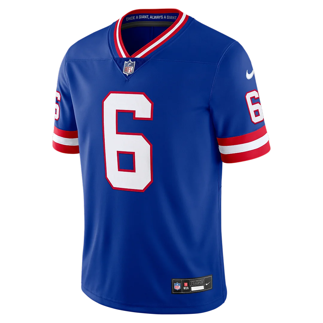 Zennovawear Jaxson Dart New York Giants Legacy Vapor Untouchable Stitched Limited Jersey - Royal