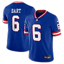 Zennovawear Jaxson Dart New York Giants Legacy Vapor Untouchable Stitched Limited Jersey - Royal