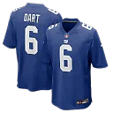 Zennovawear Jaxson Dart New York Giants Team Game Jersey - Royal