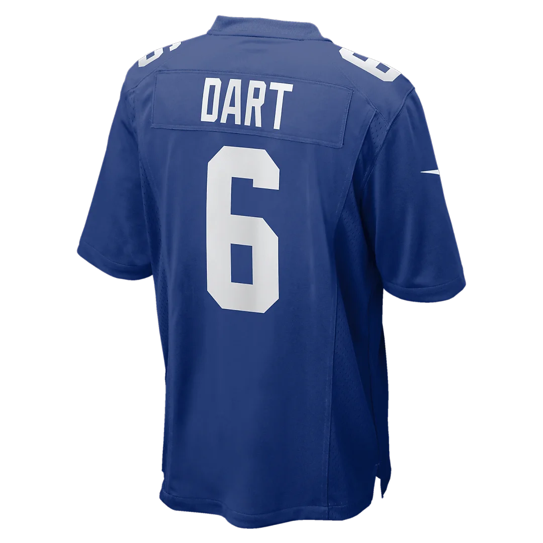 Zennovawear Jaxson Dart New York Giants Team Game Jersey - Royal