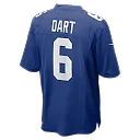 Zennovawear Jaxson Dart New York Giants Team Game Jersey - Royal