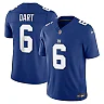 Zennovawear Jaxson Dart New York Giants Team Vapor FUSE. Stitched Limited Jersey - Royal