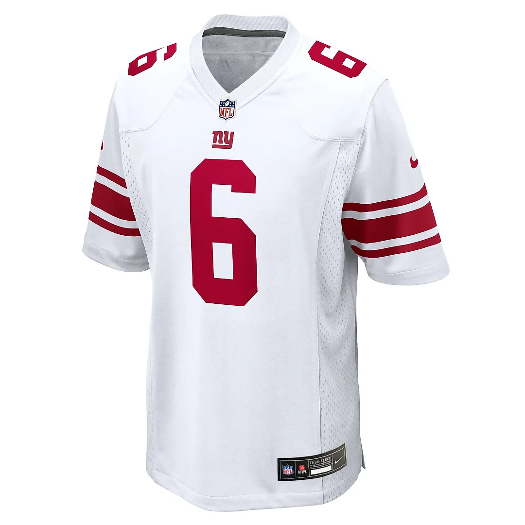 Zennovawear Jaxson Dart New York Giants Game Jersey - White