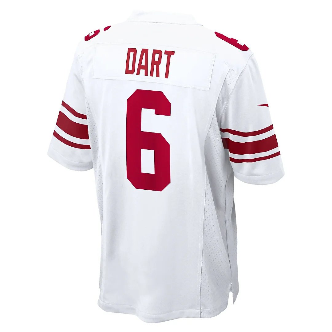 Zennovawear Jaxson Dart New York Giants Game Jersey - White