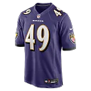 Zennovawear Jay Higgins IV Baltimore Ravens Team Game Jersey - Purple