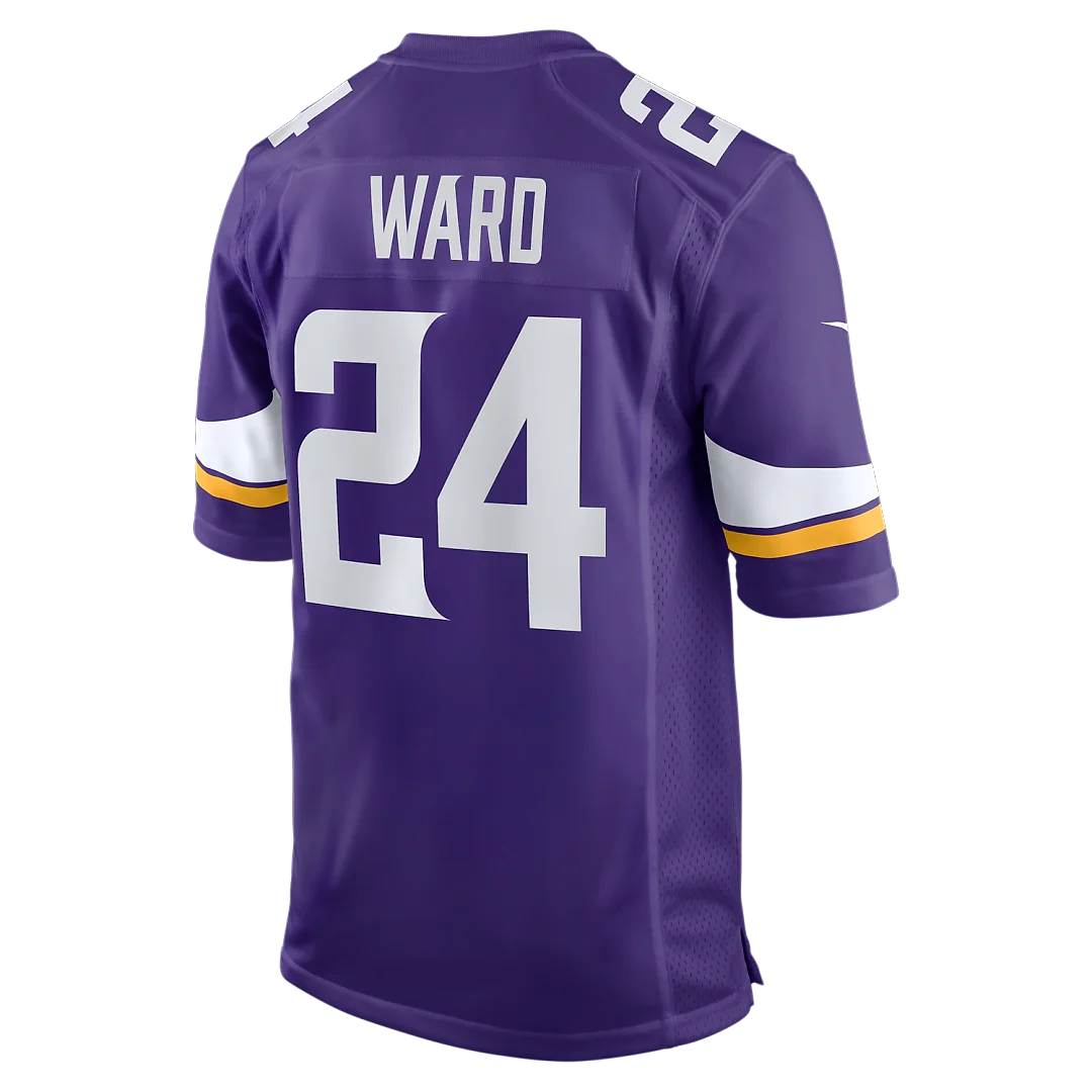 Zennovawear Jay Ward Minnesota Vikings Team Game Jersey - Purple