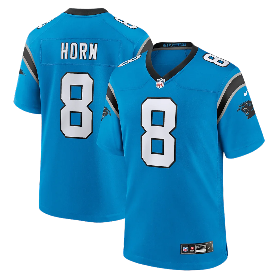 Zennovawear Jaycee Horn Carolina Panthers Alternate Game Jersey - Blue