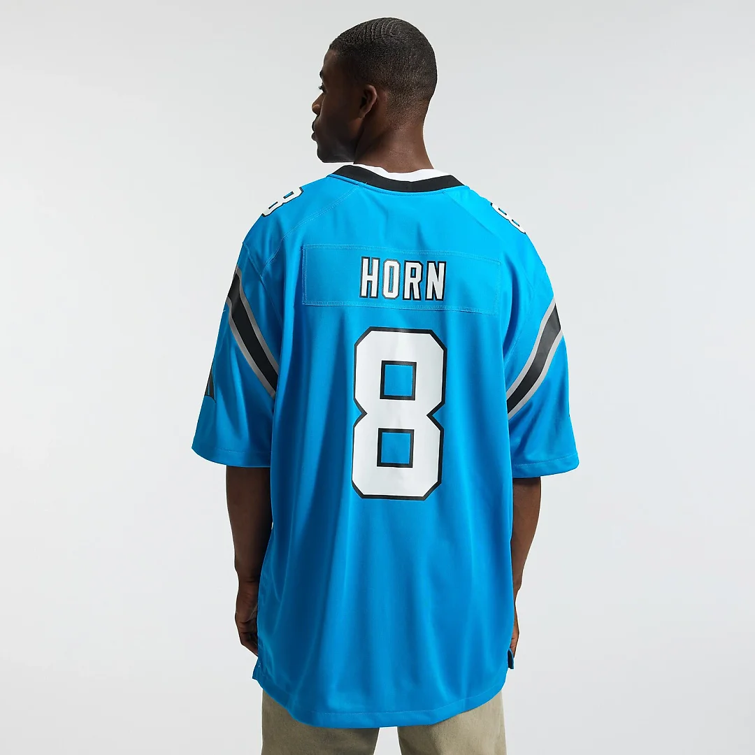 Zennovawear Jaycee Horn Carolina Panthers Alternate Game Jersey - Blue
