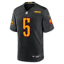 Zennovawear Jayden Daniels Washington Commanders Alternate Game Player Jersey - Black