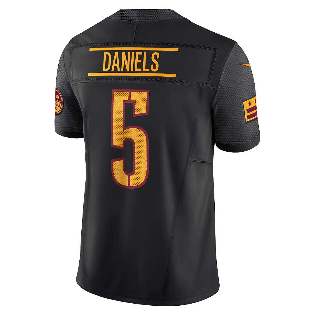 Zennovawear Jayden Daniels Washington Commanders Vapor FUSE. Limited Jersey - Black