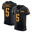 Zennovawear Jayden Daniels Washington Commanders Alternate Vapor FUSE. Elite Jersey - Black