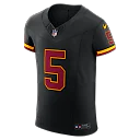 Zennovawear Jayden Daniels Washington Commanders Alternate Vapor FUSE. Elite Jersey - Black