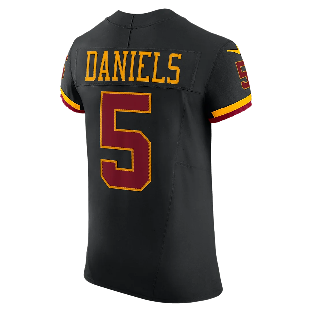 Zennovawear Jayden Daniels Washington Commanders Alternate Vapor FUSE. Elite Jersey - Black