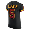 Zennovawear Jayden Daniels Washington Commanders Alternate Vapor FUSE. Elite Jersey - Black