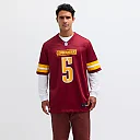 Zennovawear Jayden Daniels Washington Commanders Player Game Jersey - Burgundy