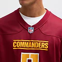 Zennovawear Jayden Daniels Washington Commanders Player Game Jersey - Burgundy