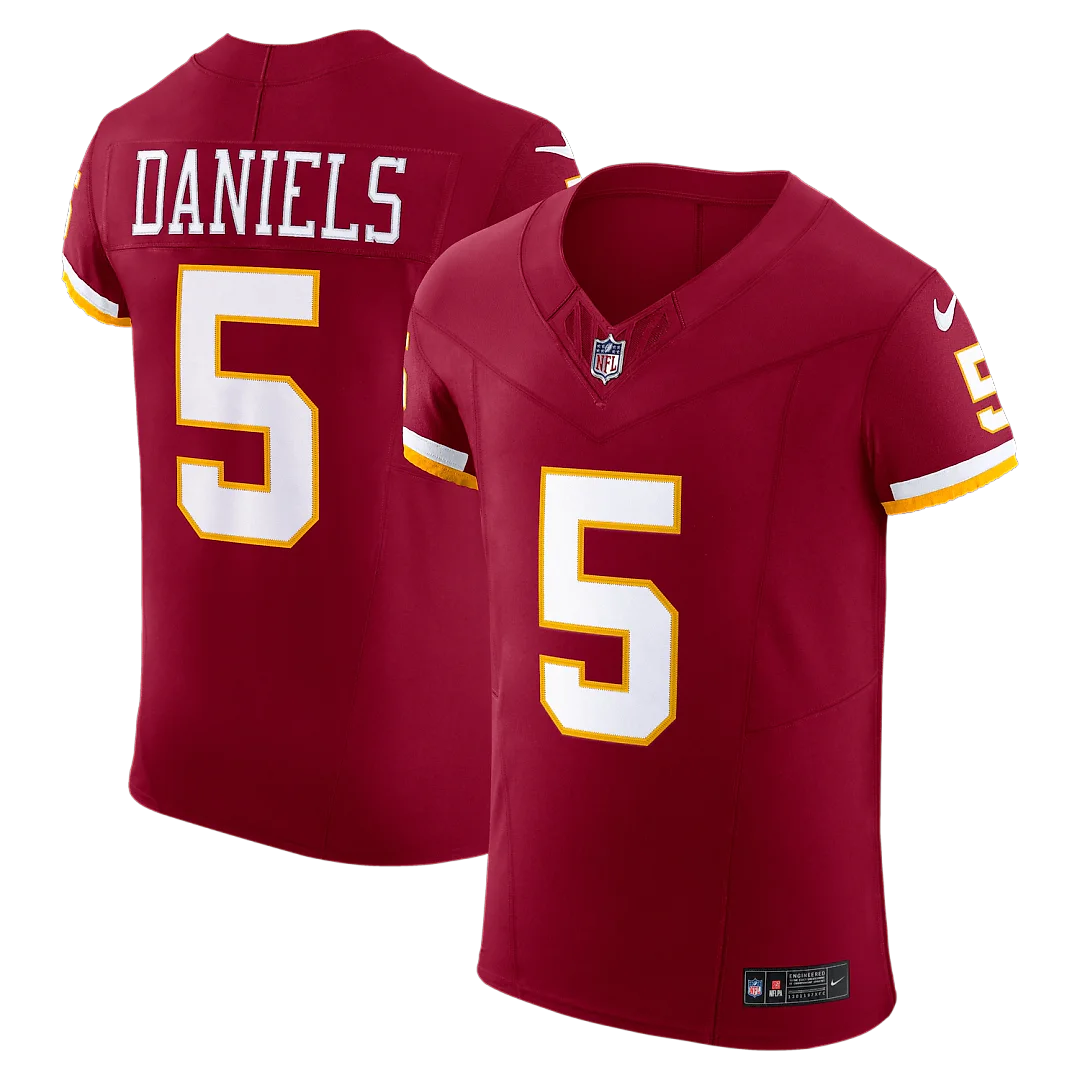 Zennovawear Jayden Daniels Washington Commanders Team Vapor FUSE. Elite Jersey - Burgundy