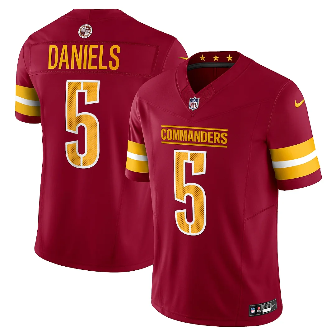 Zennovawear Jayden Daniels Washington Commanders Vapor FUSE. Limited Jersey - Burgundy