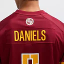 Zennovawear Jayden Daniels Washington Commanders Player Game Jersey - Burgundy
