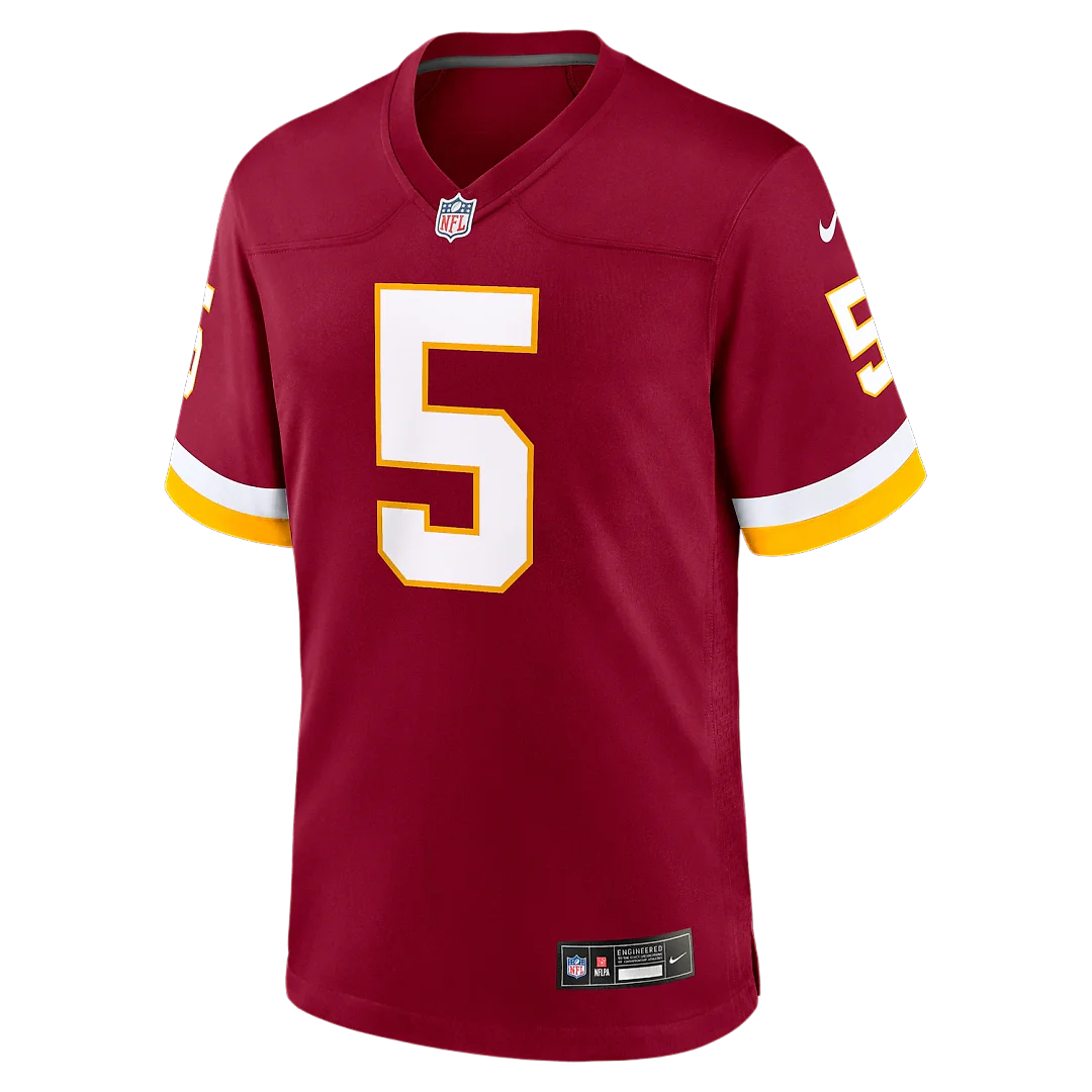 Zennovawear Jayden Daniels Washington Commanders Game Jersey - Burgundy