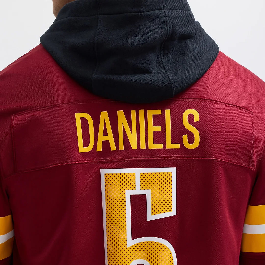 Zennovawear Jayden Daniels Washington Commanders Vapor FUSE. Limited Jersey - Burgundy