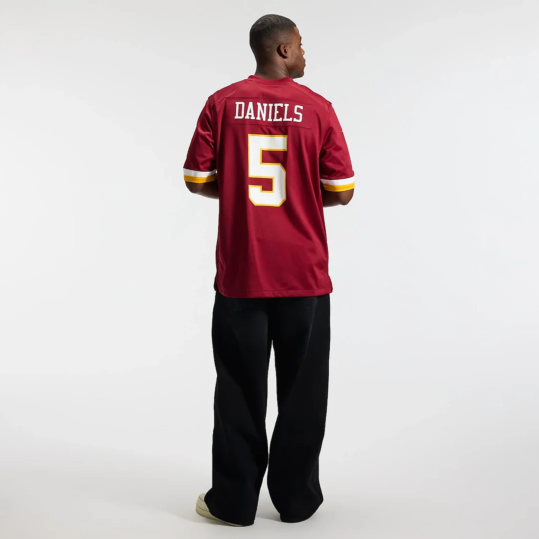 Zennovawear Jayden Daniels Washington Commanders Game Jersey - Burgundy