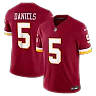 Zennovawear Jayden Daniels Washington Commanders Team Vapor FUSE. Stitched Limited Jersey - Burgundy