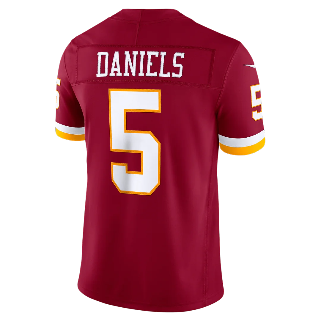 Zennovawear Jayden Daniels Washington Commanders Team Vapor FUSE. Stitched Limited Jersey - Burgundy