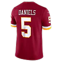 Zennovawear Jayden Daniels Washington Commanders Team Vapor FUSE. Stitched Limited Jersey - Burgundy