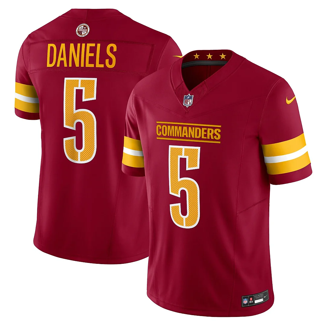 Zennovawear Jayden Daniels Washington Commanders Vapor FUSE. Limited Jersey - Burgundy