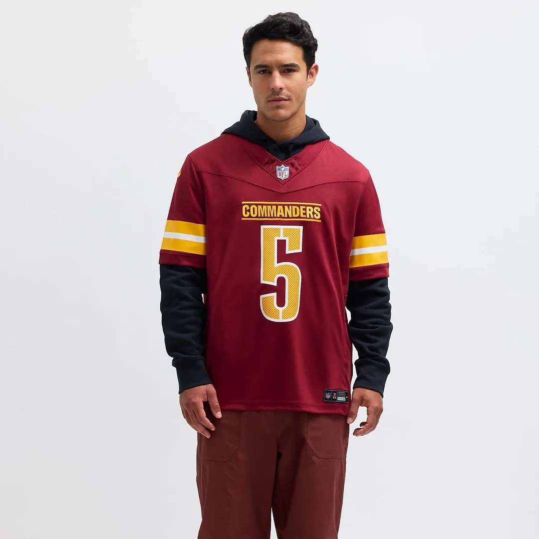 Zennovawear Jayden Daniels Washington Commanders Vapor FUSE. Limited Jersey - Burgundy