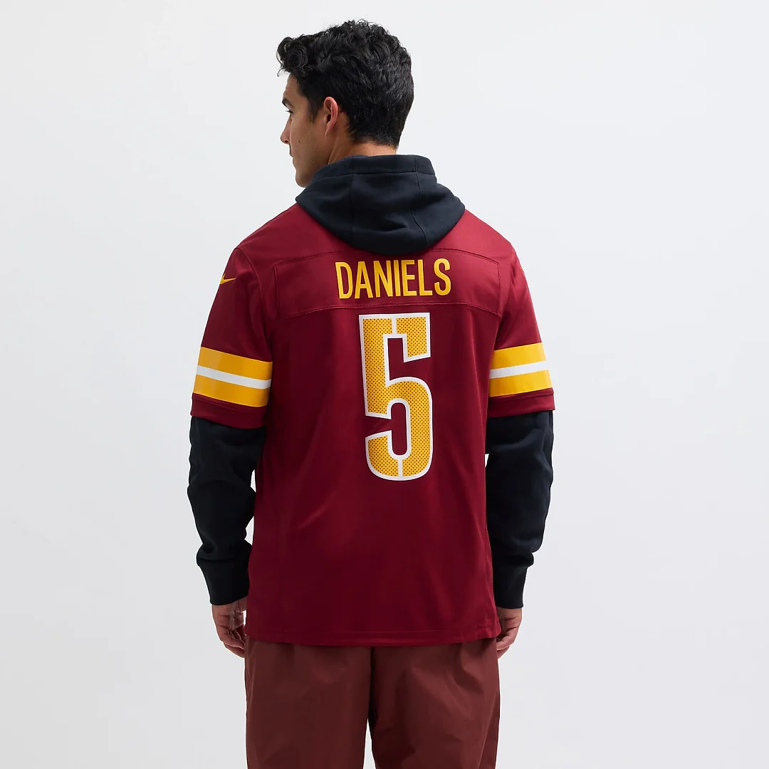 Zennovawear Jayden Daniels Washington Commanders Vapor FUSE. Limited Jersey - Burgundy
