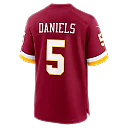 Zennovawear Jayden Daniels Washington Commanders Game Jersey - Burgundy