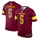 Zennovawear Jayden Daniels Washington Commanders Legend Player Performance Top - Burgundy
