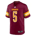 Zennovawear Jayden Daniels Washington Commanders Player Game Jersey - Burgundy