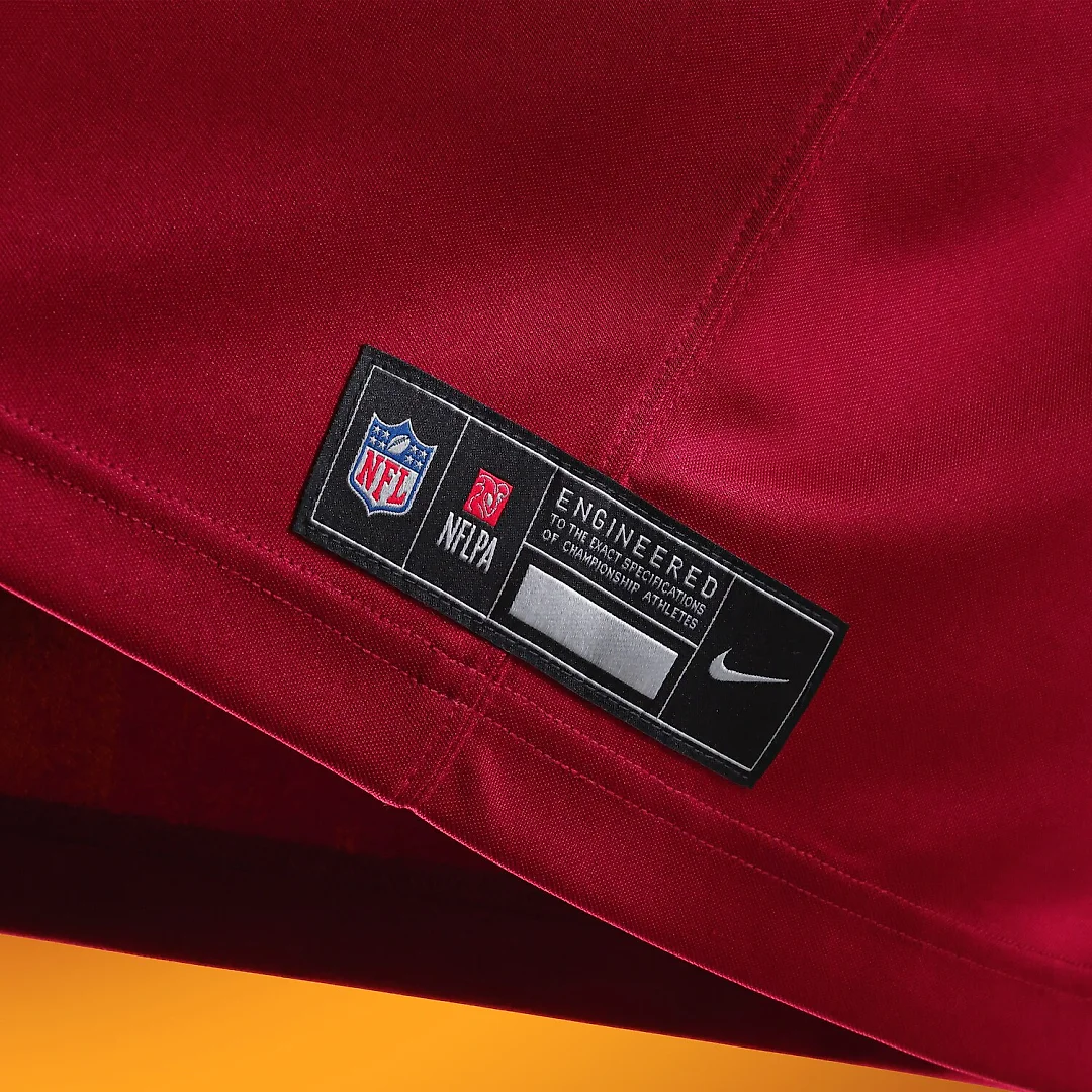 Zennovawear Jayden Daniels Washington Commanders Team Vapor FUSE. Stitched Limited Jersey - Burgundy