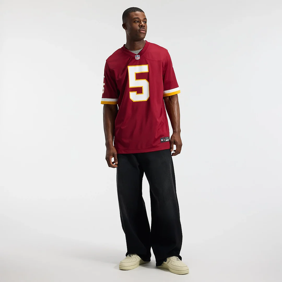 Zennovawear Jayden Daniels Washington Commanders Game Jersey - Burgundy